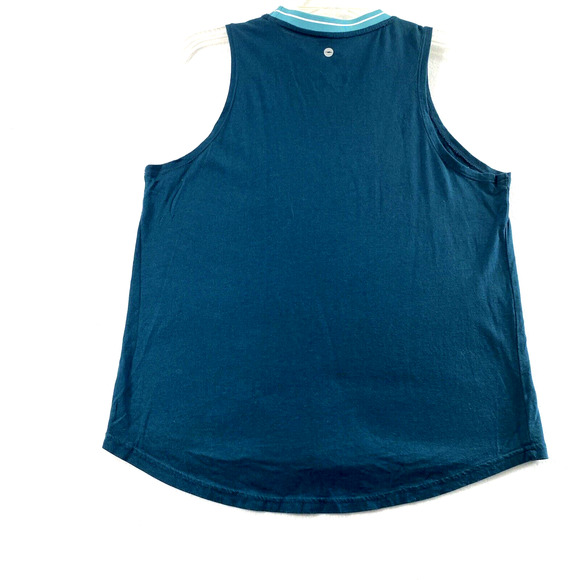 Avia Top Womens Medium 8-10 Blue Green Sleeveless Casual Tank - Picture 2 of 7